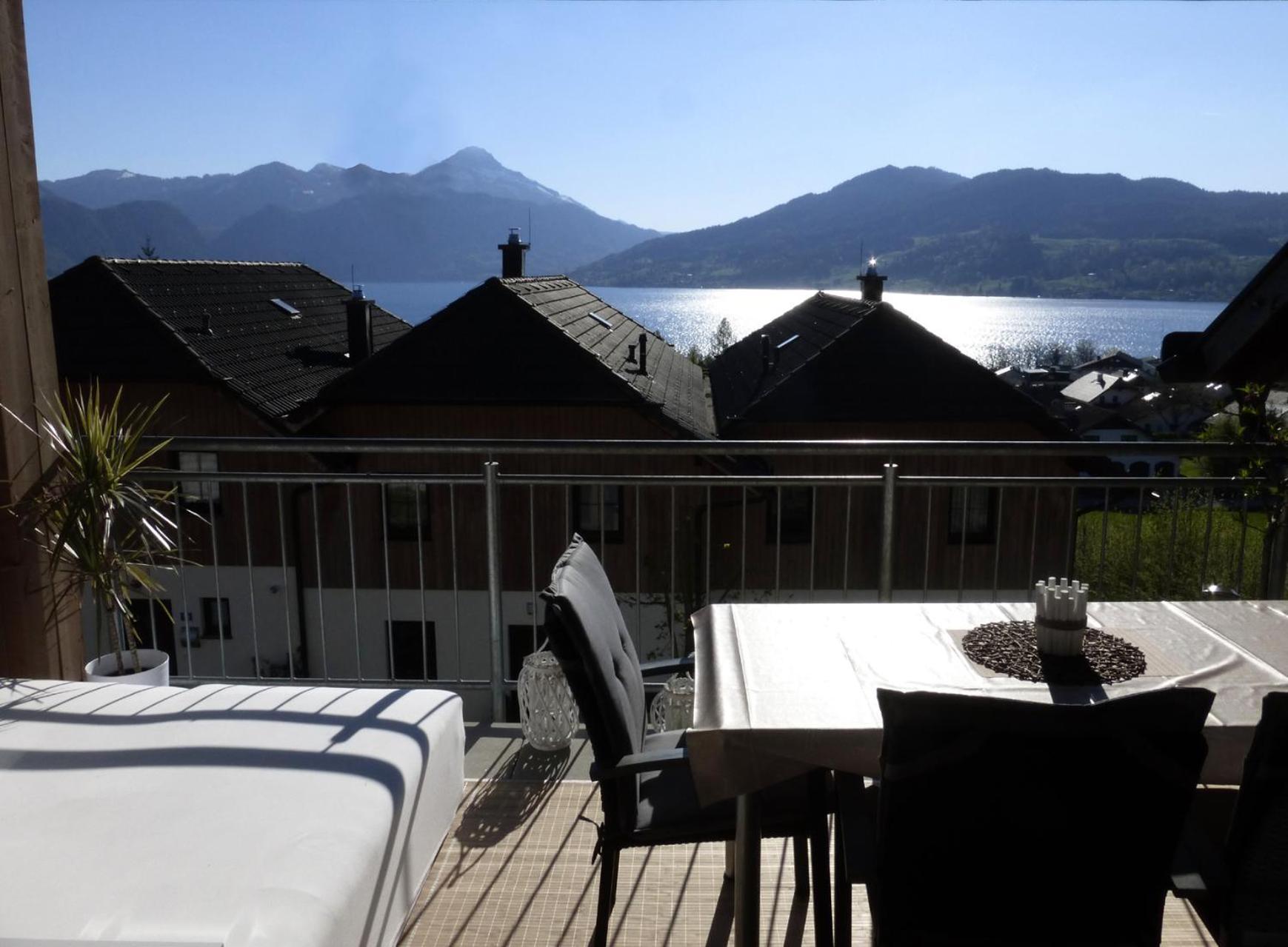 Apartment Atterseeperle - 80m2 Mit See- Und Gebirgsblick Steinbach am Attersee